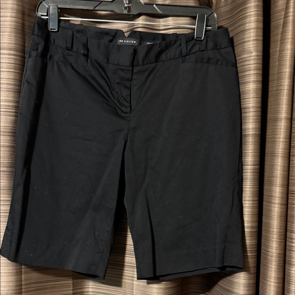 The Limited Women's Classic Black Bermudas